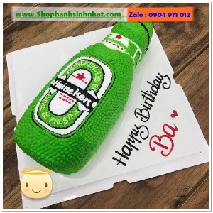Bánh Sinh Nhật Hình Lon Bia Chai Rượu - LK59